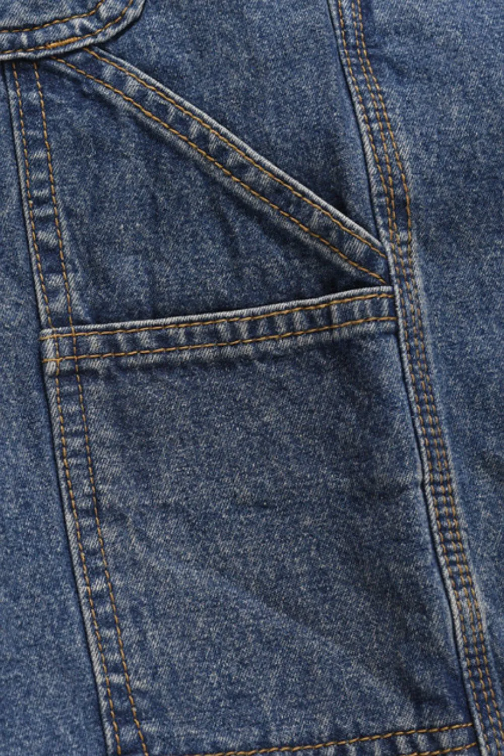 Washed Denim Bermuda Shorts