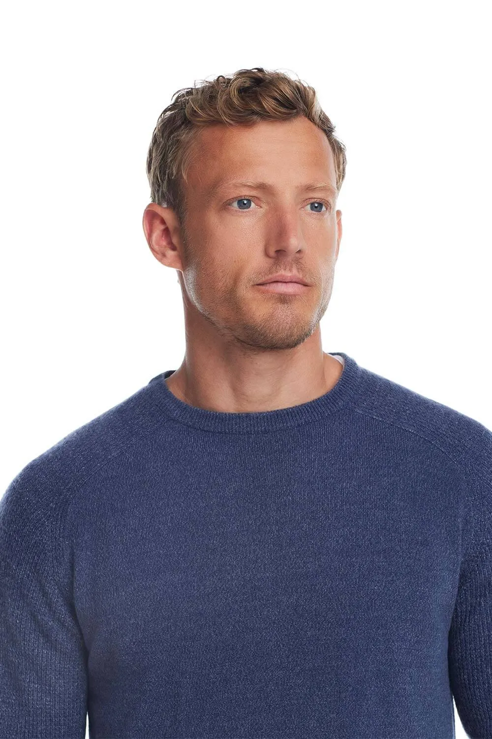 Weatherproof Vintage Raglan Sweater for Men in Denim Marl | F2440118GK-DENIMMARL