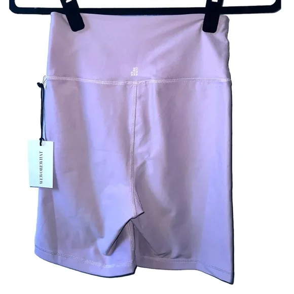 WEWOREWHAT | ORCHID LACE UP BIKER SHORTS