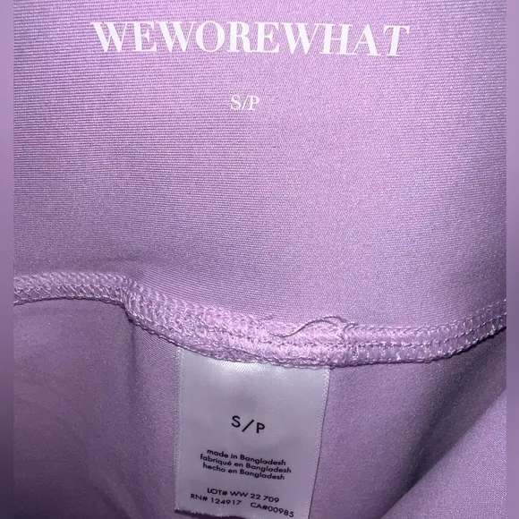 WEWOREWHAT | ORCHID LACE UP BIKER SHORTS
