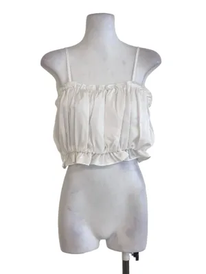 White Sleeveless Top