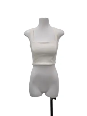 White Sleeveless Top