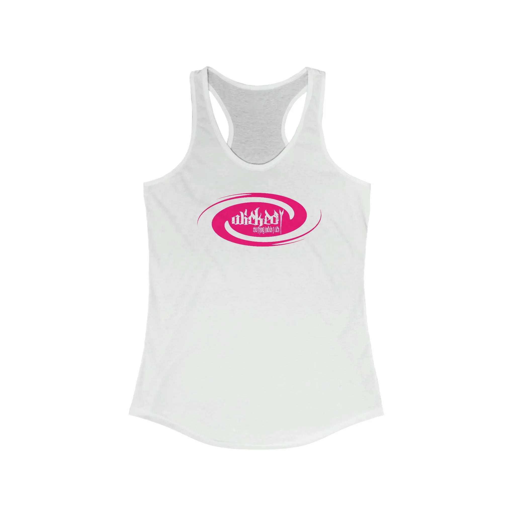 Wicked Storm/ Hot Pink/ Racerback Tank Top