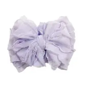 Wide Headband Bow - Lavender