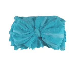 Wide Headband Bow - Royal