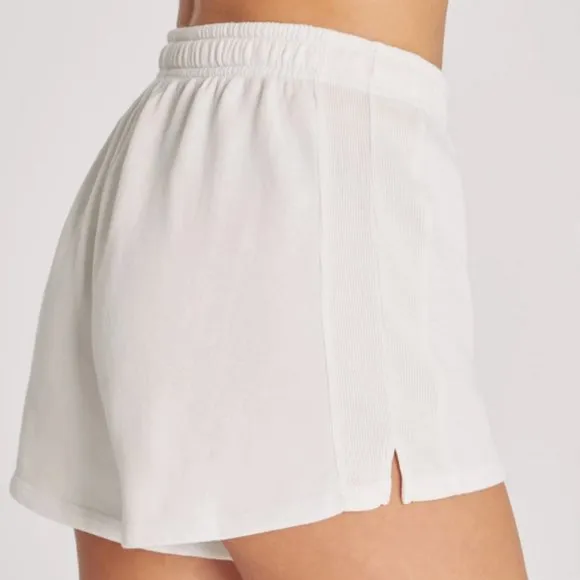 Wildfox Miami Pride Shorts Rainbow Kiss in Vanilla