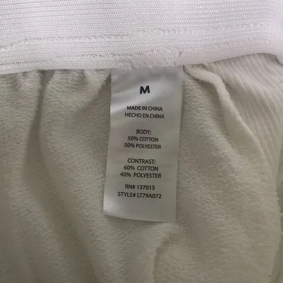 Wildfox Miami Pride Shorts Rainbow Kiss in Vanilla