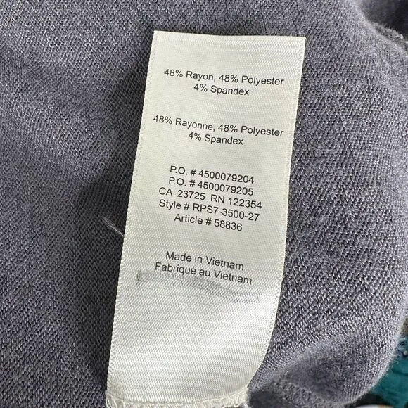 Wilfred Free Aritzia Zlata Cardigan Charcoal Gray Open Front Pockets size Large