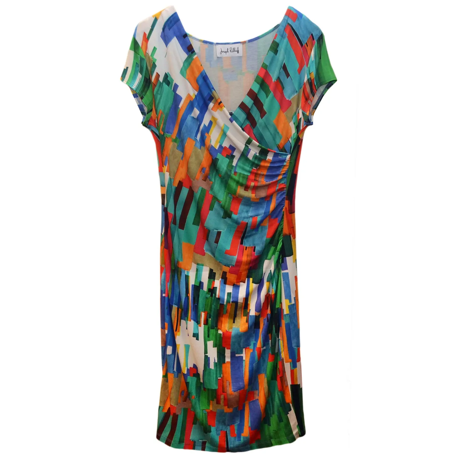 Women's Joseph Ribkoff | Colorful Wrap Style Dress | Multi Color