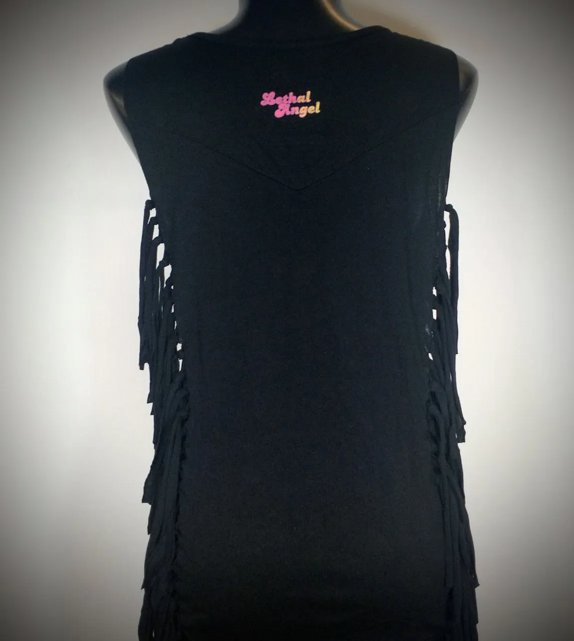 Women's Lethal Angel - Ready for Love Fringe Tank Top