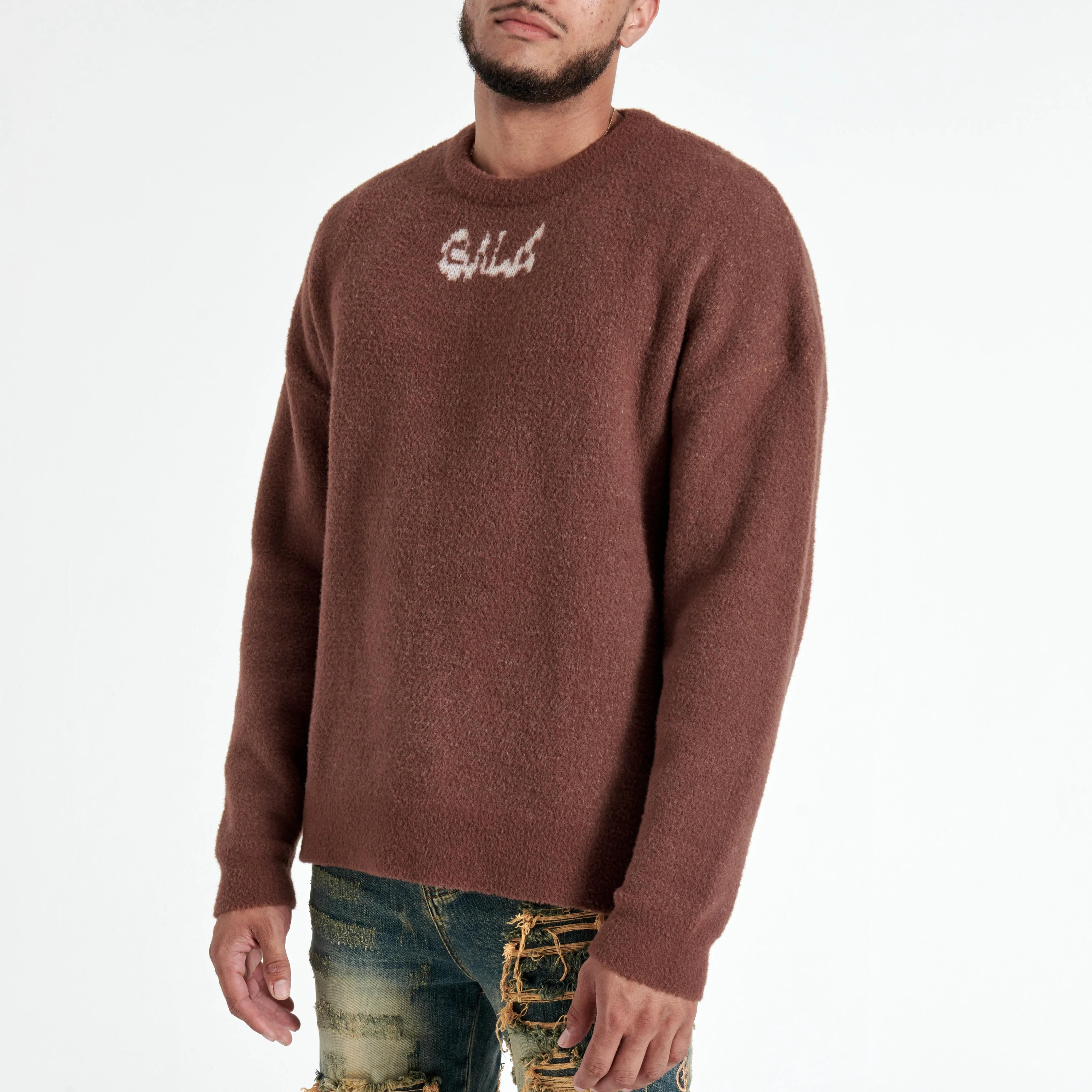 WONDER MOHAIR SWEATER (FUDGE)
