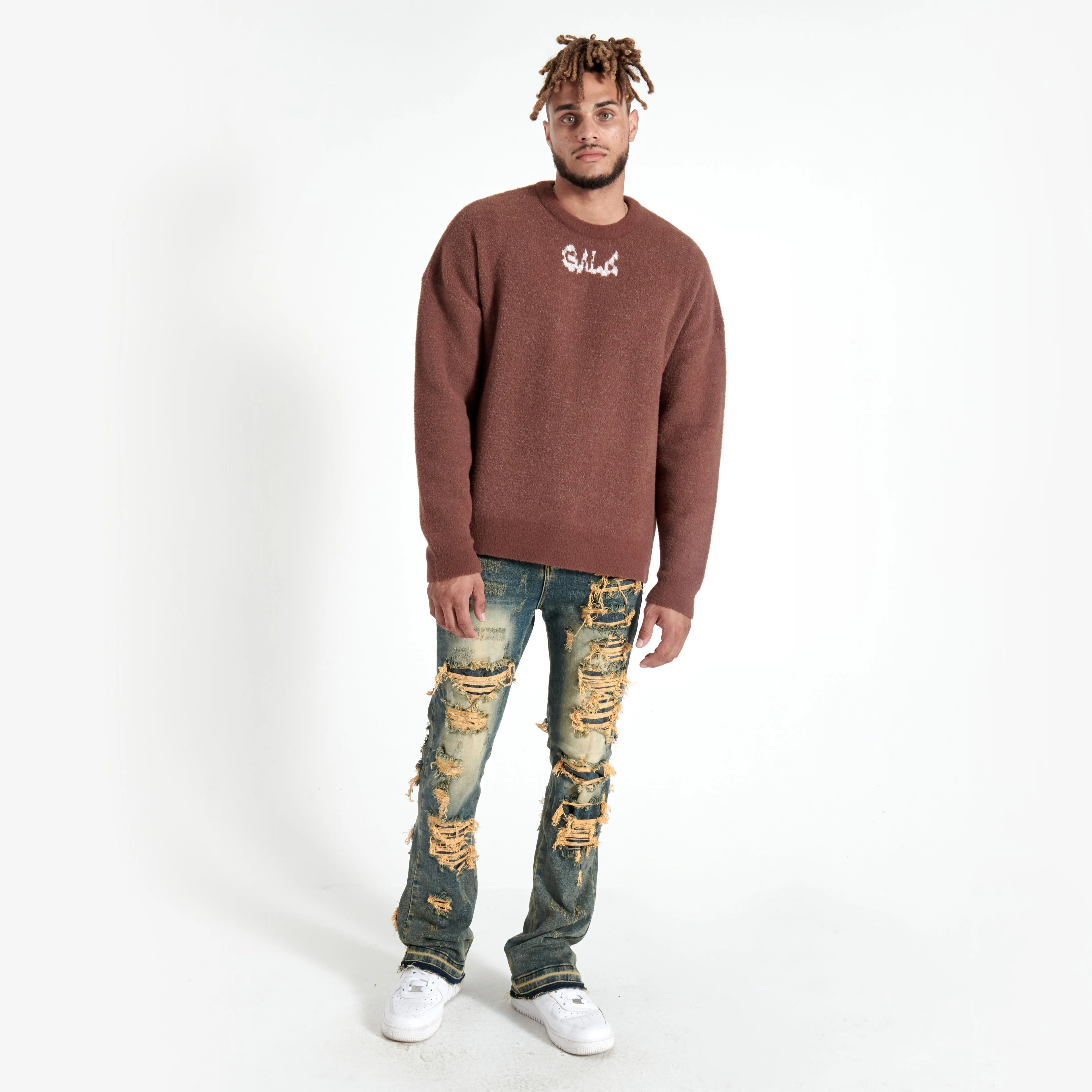 WONDER MOHAIR SWEATER (FUDGE)