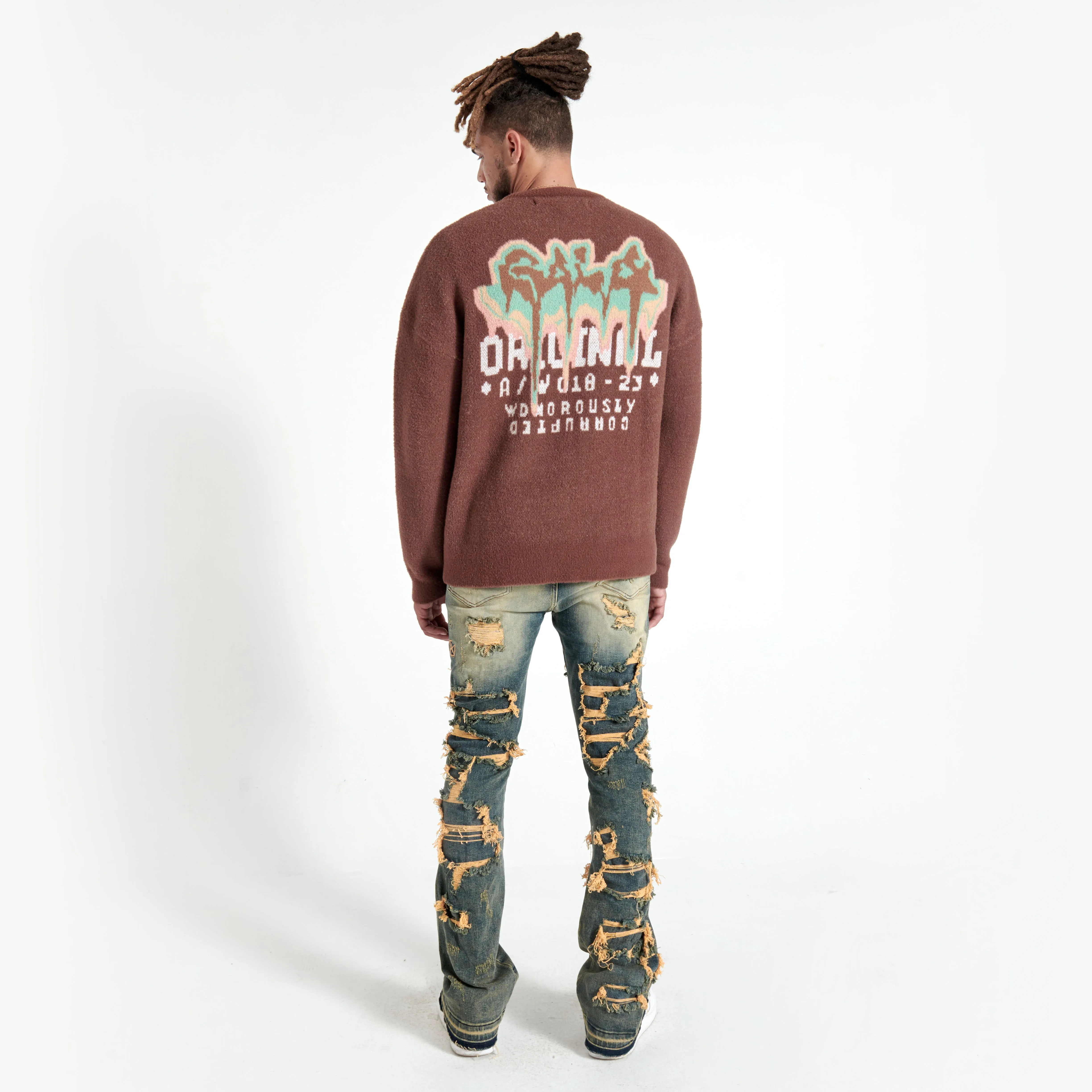 WONDER MOHAIR SWEATER (FUDGE)