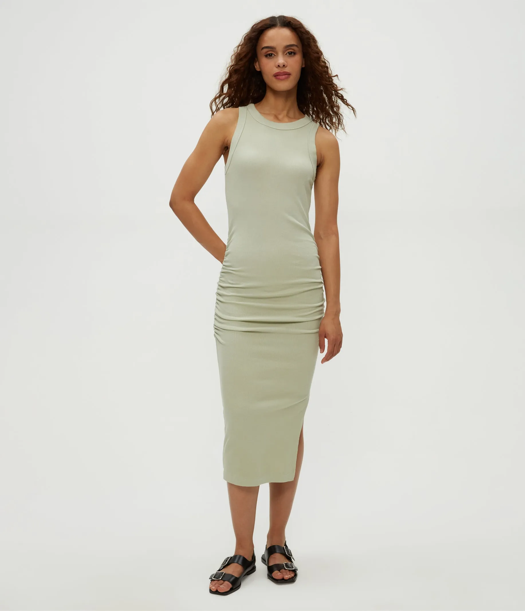 Wren Ribbed Midi Dress