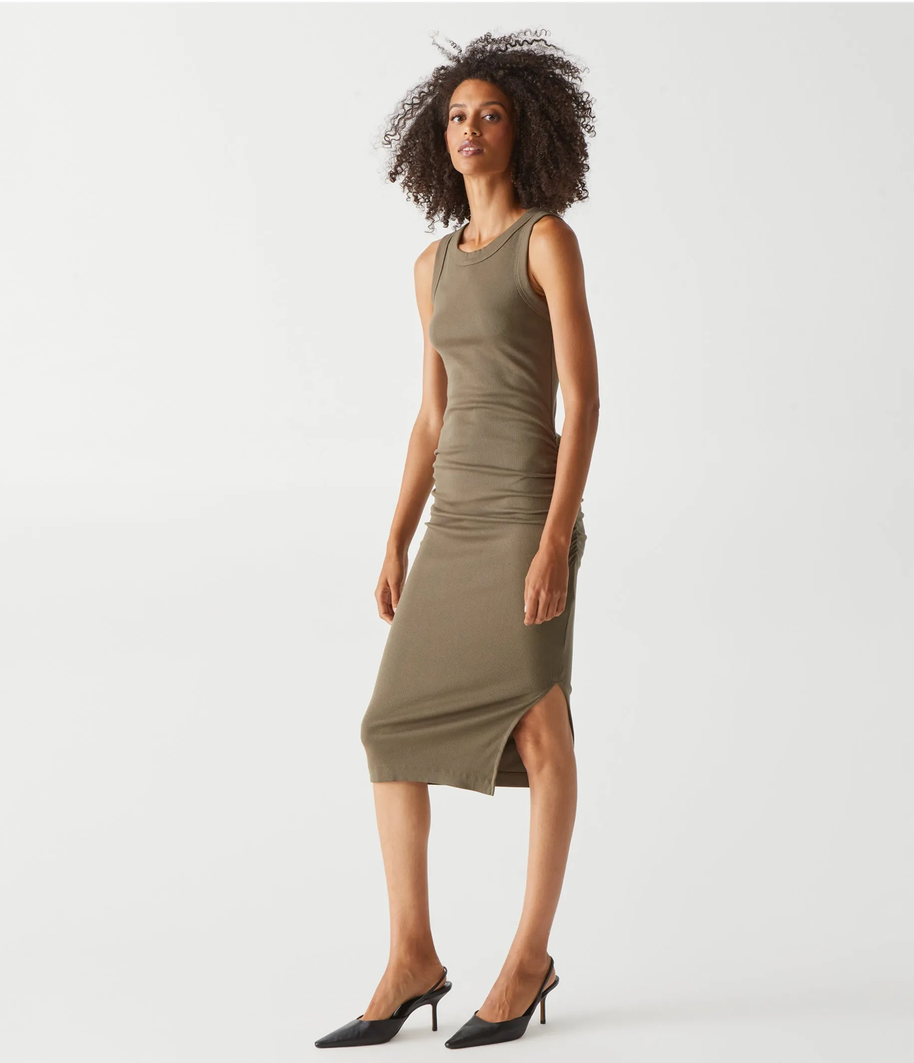 Wren Ribbed Midi Dress