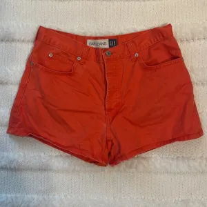 Y2K Gap jeans orange shorts button fly 100% cotton vintage women’s size 10
