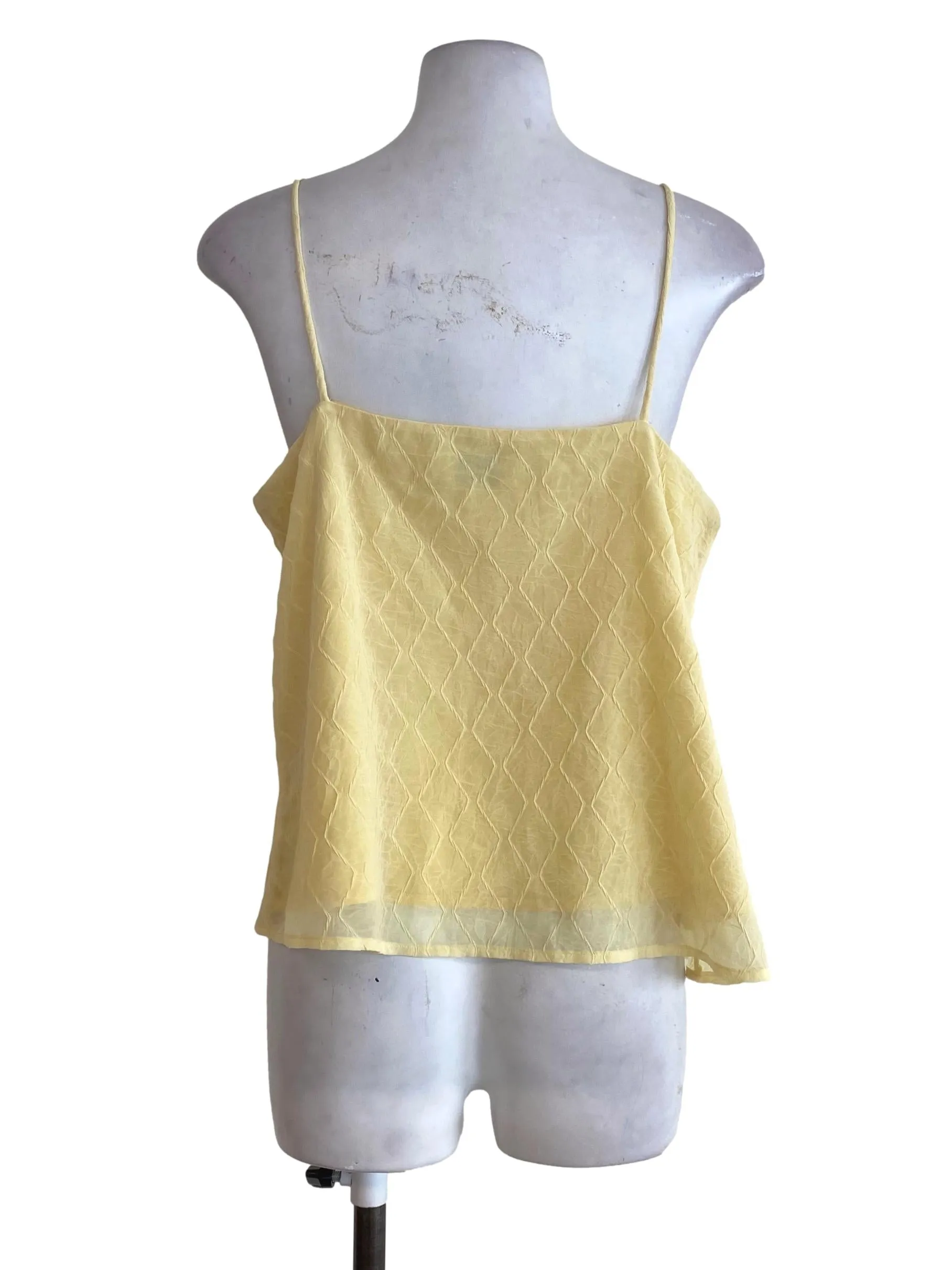 Yellow Sleeveless Top