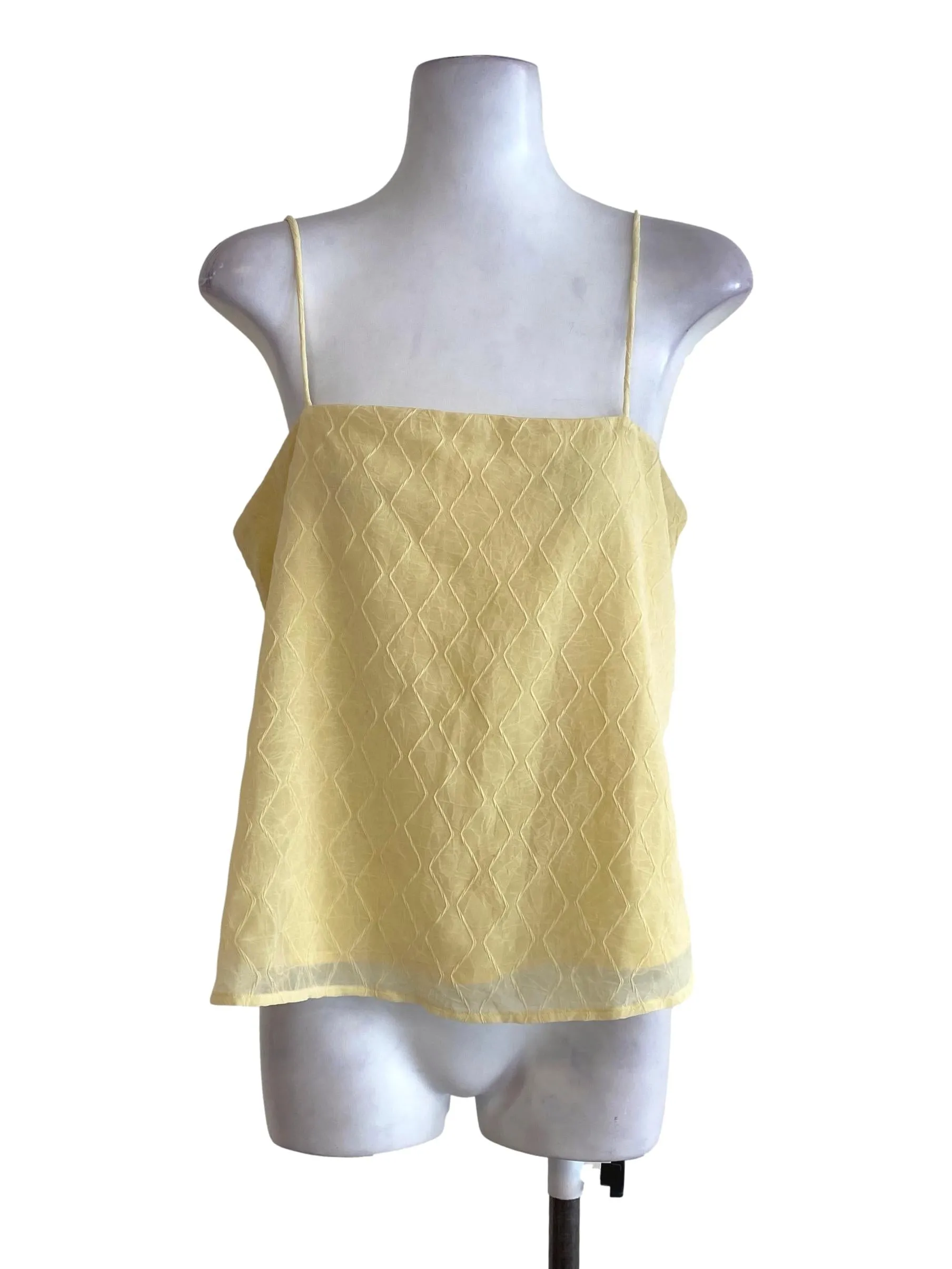 Yellow Sleeveless Top