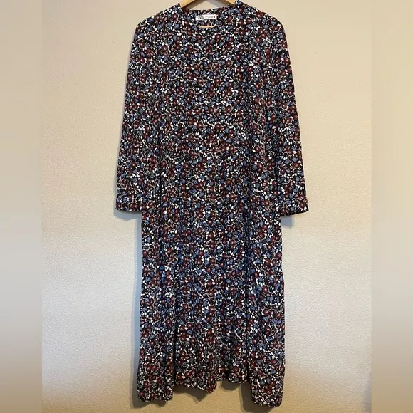 Zara Floral‎ Midi Dress