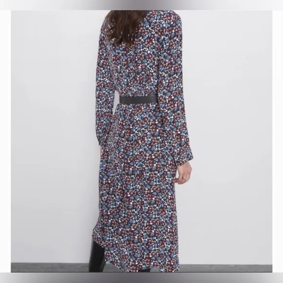 Zara Floral‎ Midi Dress
