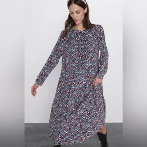 Zara Floral‎ Midi Dress
