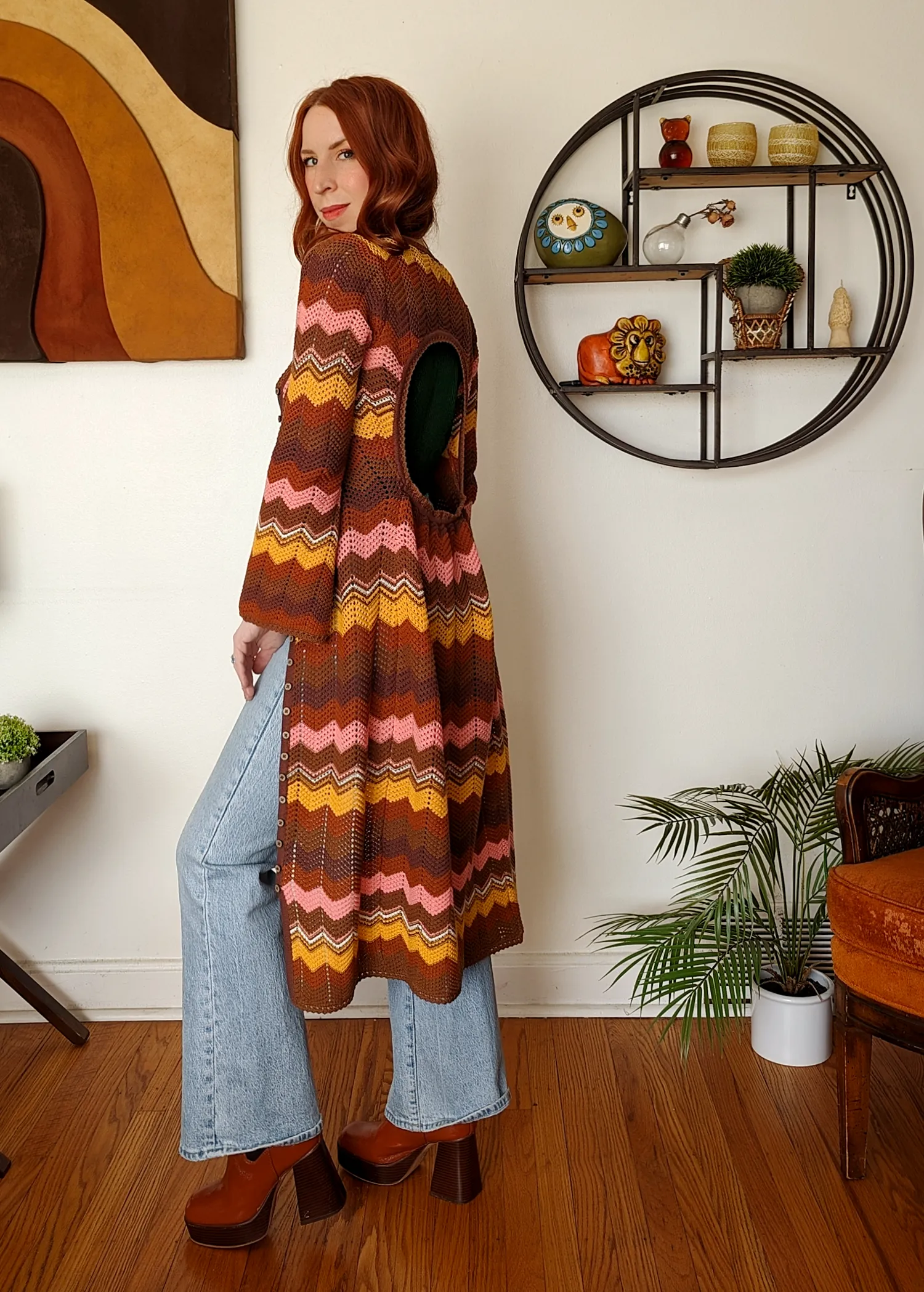 Ziggy Crochet Midi Dress / Duster