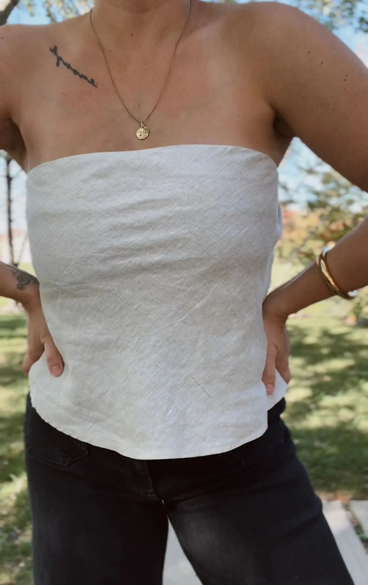 Zoè Linen Top